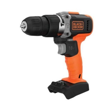 Masina de gaurit, Black & Decker BCD003N-XJ, cu acumulator, lumina LED, Portocaliu/Negru