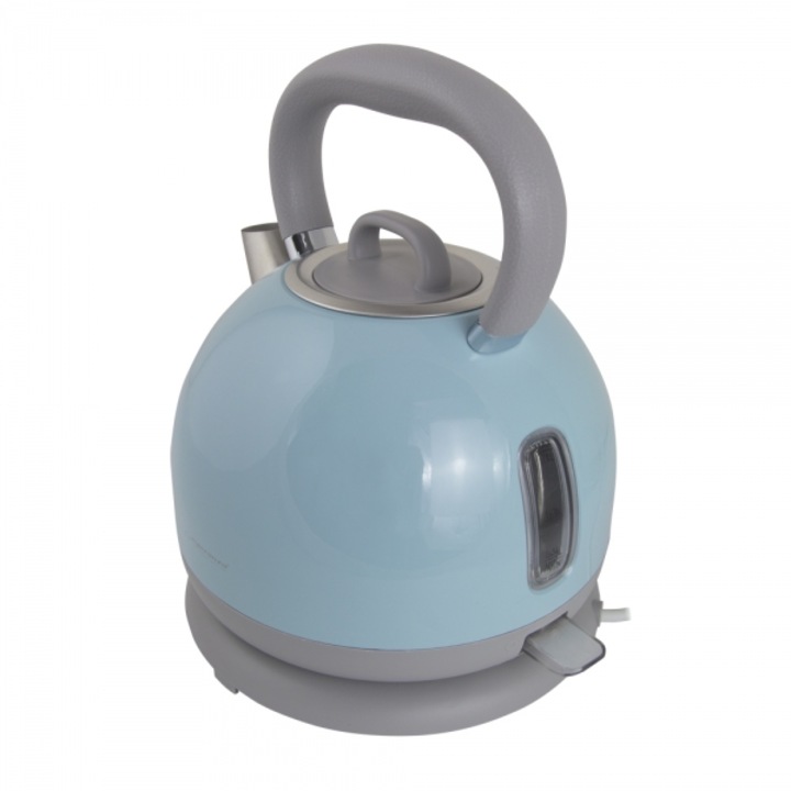 Ceainic electric, Esperanza, 1.7 litri, Albastru/Gri