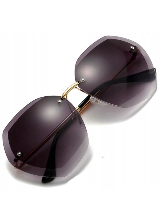Ochelari de soare dama Edibazzar, Metal, Mov