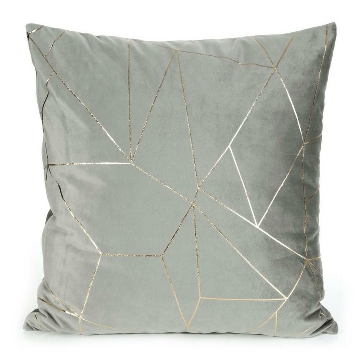 Fata de perna, Eurofirany, 45x45cm, Argintiu