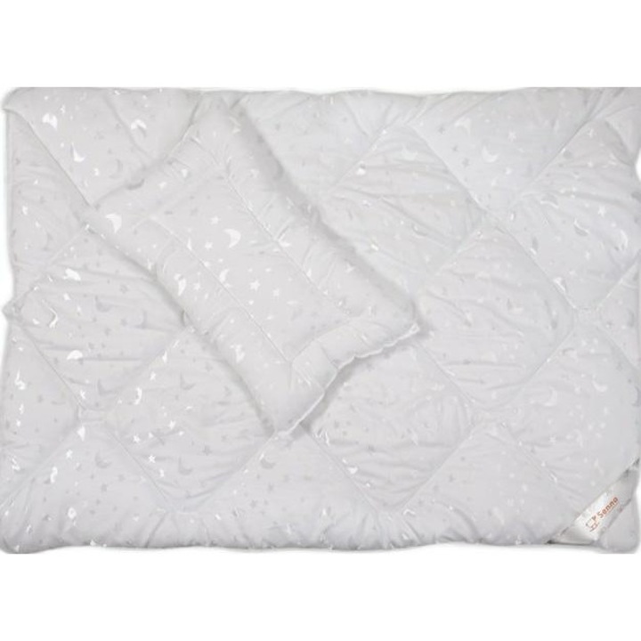 Set pilota/perna pentru copii, InterWidex, 90x120cm, Alb