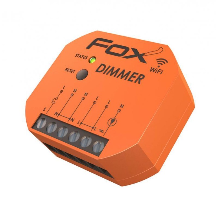 Controler Lumini, F&F, WiFi, 230V, 265V AC, 2.4 GHz, Portocaliu