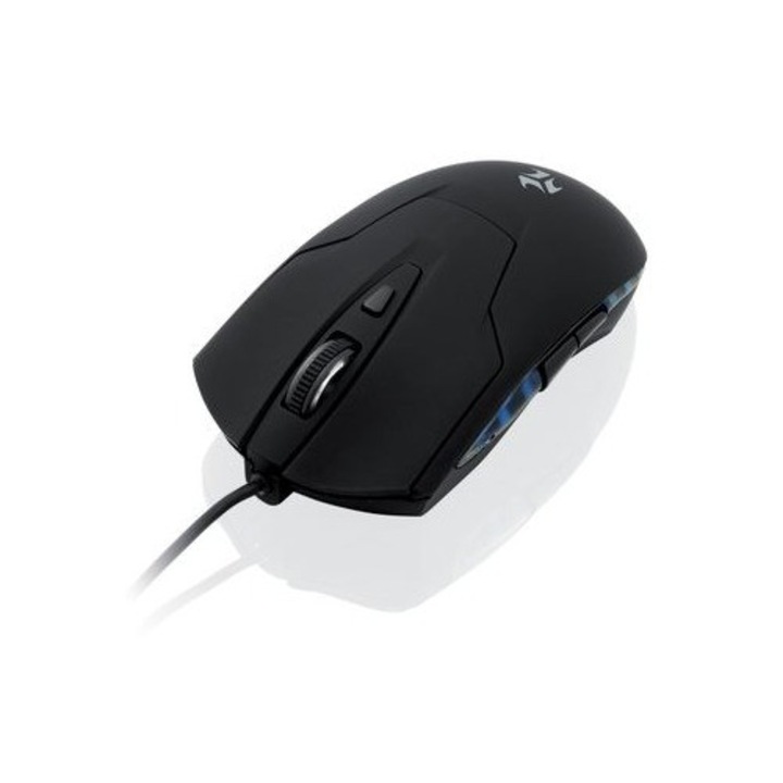 iBox iX2 optikai egér, vezetékes, USB, fekete (266997)