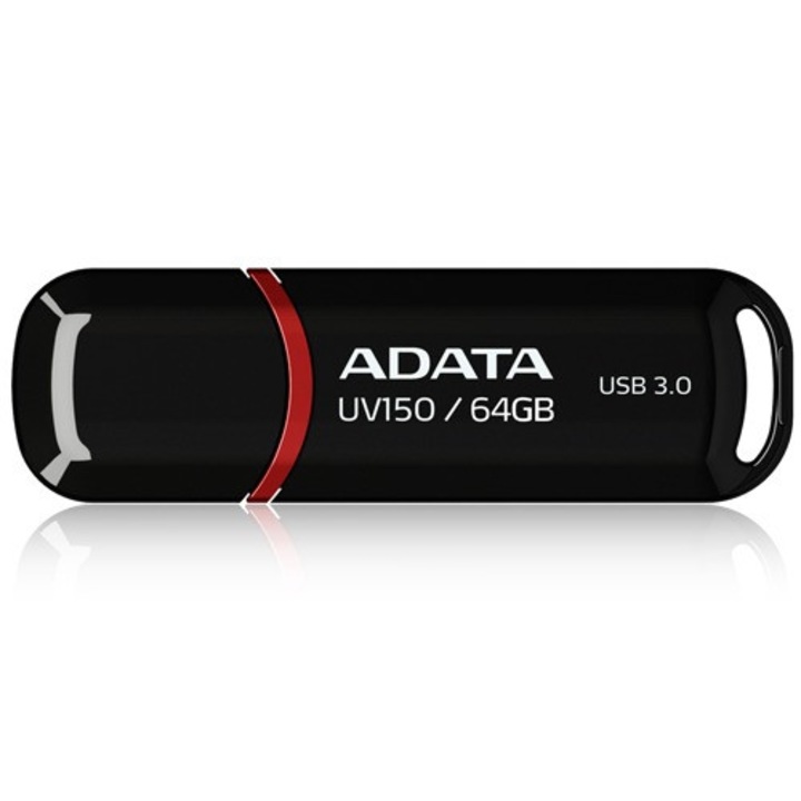 A-data 64GB UV150 USB 3.0 pendrive - Fekete/Piros (293543)