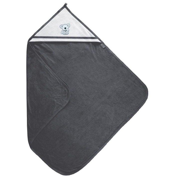 Baba fürdőlepedő, Babymatex, Pamut, 100x100, Szürke