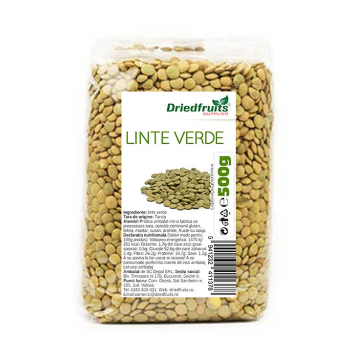 Linte verde - 500 g