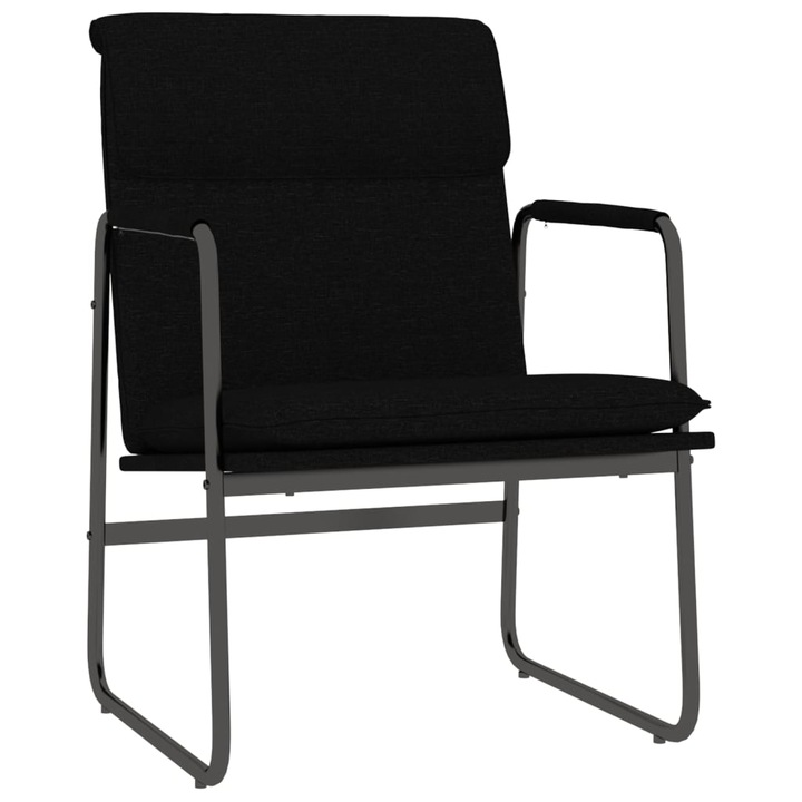 vidaXL fekete szövet pihenőszék 55 x 64 x 80 cm 351344