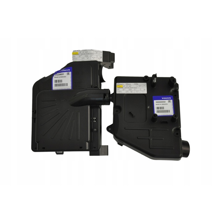 Motorvezérlő ház készlet, Volvo, S60/V60/XC60, Fekete