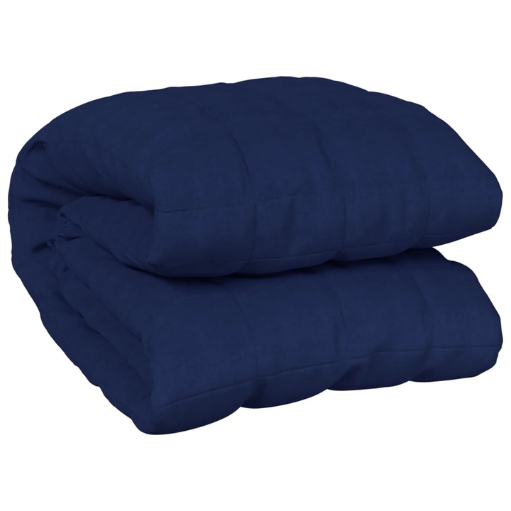 Одеяло vidaXL, Синьо, 200x200 см, 13 кг, Плат