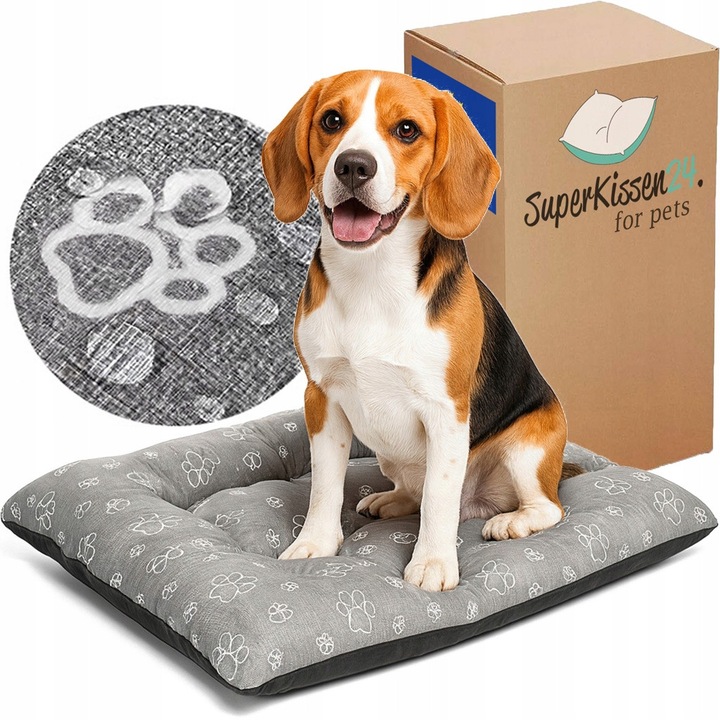 Pat caini si pisici, impermeabil, 70x50 cm, covoras moale, saltea caini rezistenta si confortabila, culcus caini, SuperKissen24
