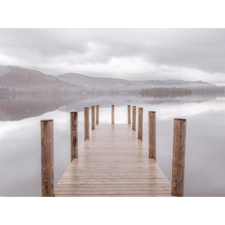 Poster perete, Zakito Posters, 80x60cm Molo w Derwentwater 2, Assaf Frank