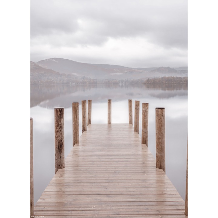 Poster perete, Zakito Posters, 20,5x28,4cm Molo w Derwentwater 2, Assaf Frank
