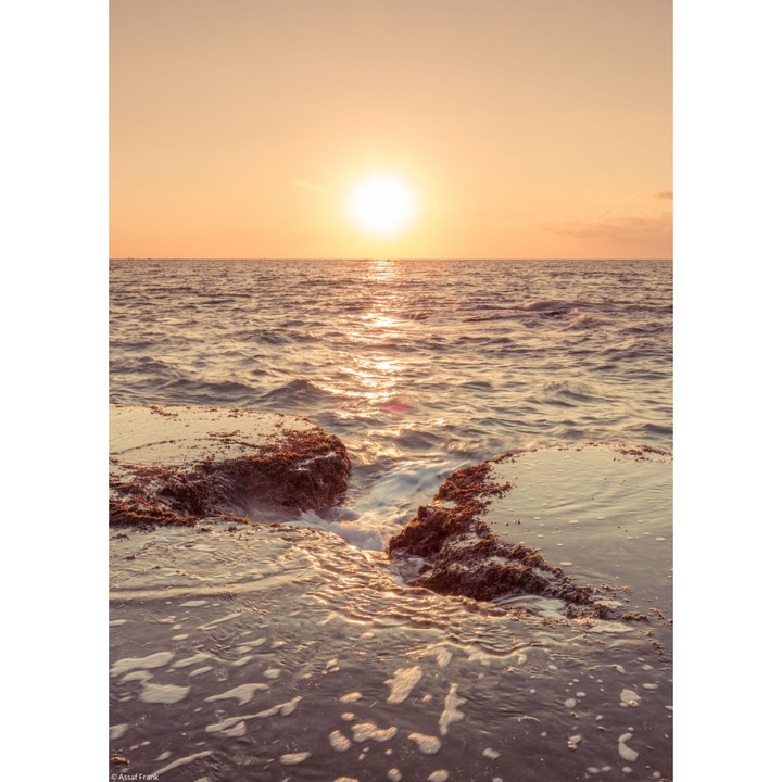 Poster perete, Zakito Posters, 20,5x28,4cm Apus de soare pe plaja, Assaf Frank