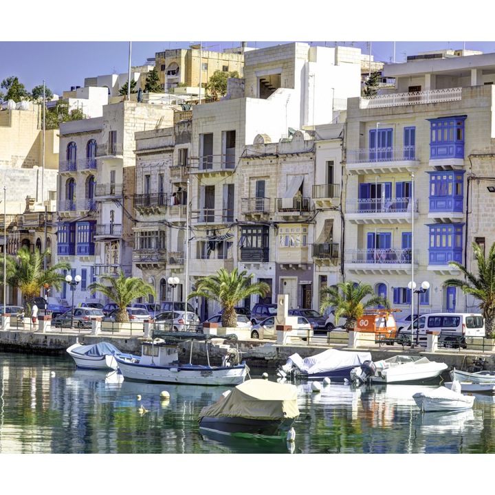 Poster perete, Zakito Posters, 60x50cm Marina in Senglea, Assaf Frank