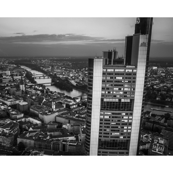 Poster perete, Zakito Posters, 50x40cm Panorama a orasului la apus 3, Assaf Frank