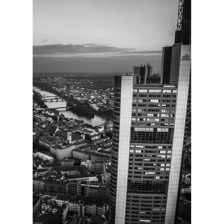 Poster perete, Zakito Posters, 29,7x42cm Panorama a orasului la apus 3, Assaf Frank