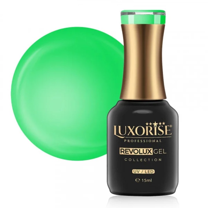Oja Semipermanenta Revolux LUXORISE - Rich Green 15ml
