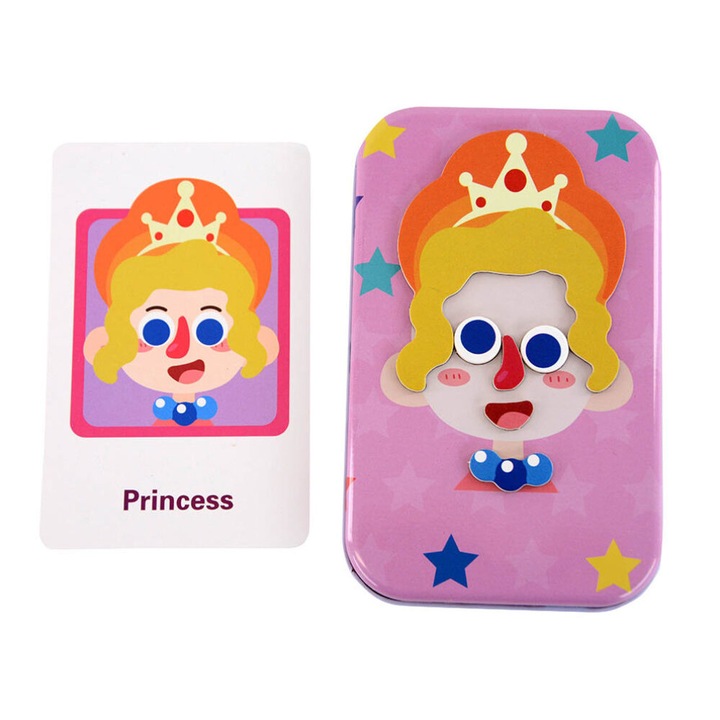 Joc Dress-Up magnetic, Tongcheng, Multicolor