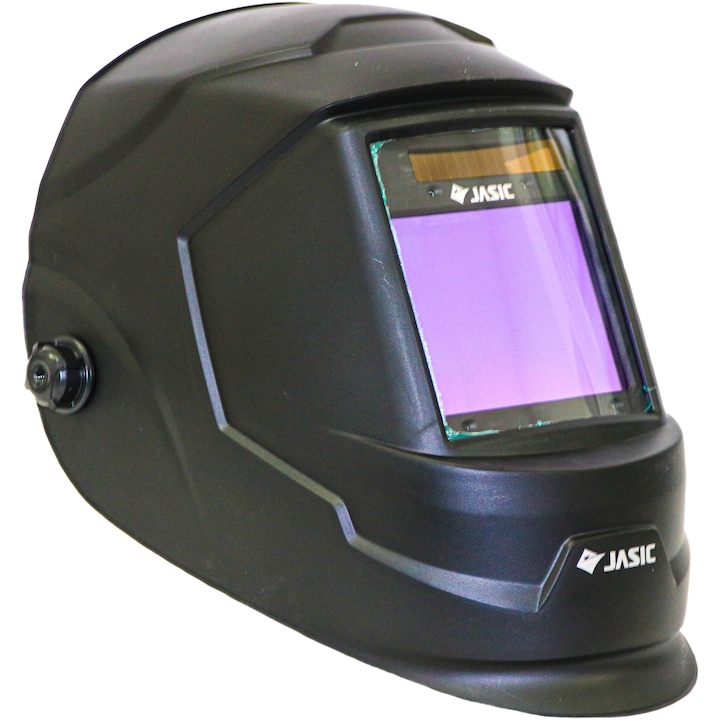 Заваръчна маска Jasic EVO20 9-13, Течни кристали 4 сензора, Оптичен клас 1/1/1/2, Визуална зона 100x83 мм