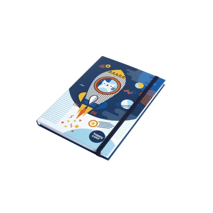 Тетрадка, Happy Color, Модел space cat, A5, 96 стр