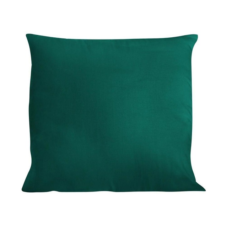 Калъфка за възглавница Simply, Spod Igły i Nitki, Памук, 70 x 80 см, Изумрудено зелено