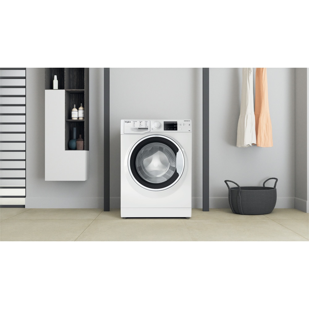 Masina de spalat rufe Whirlpool WRBSB 6249 W EU, 6 kg, Clasa C, 1200 RPM, Alb