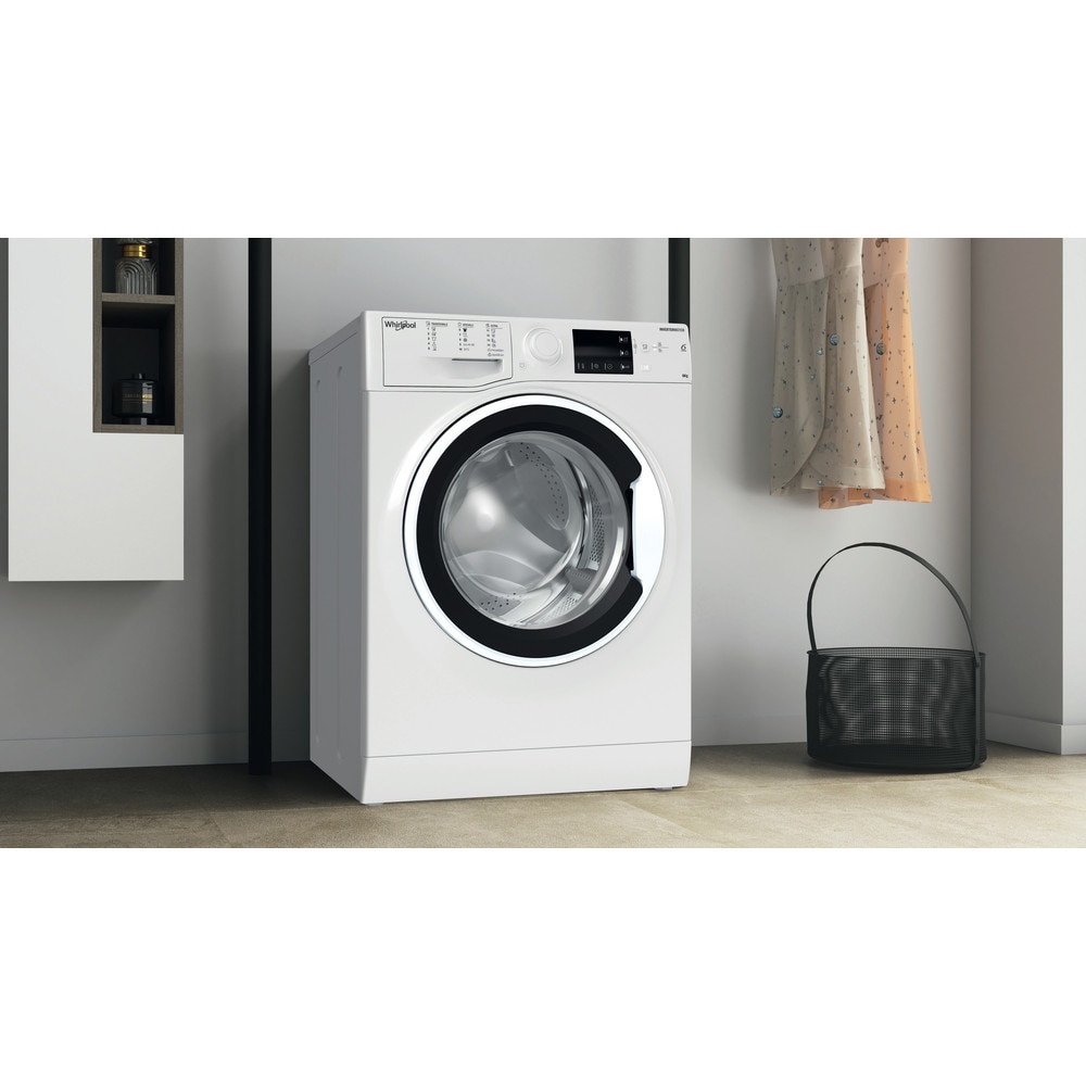 Masina de spalat rufe Whirlpool WRBSB 6249 W EU, 6 kg, Clasa C, 1200 RPM, Alb