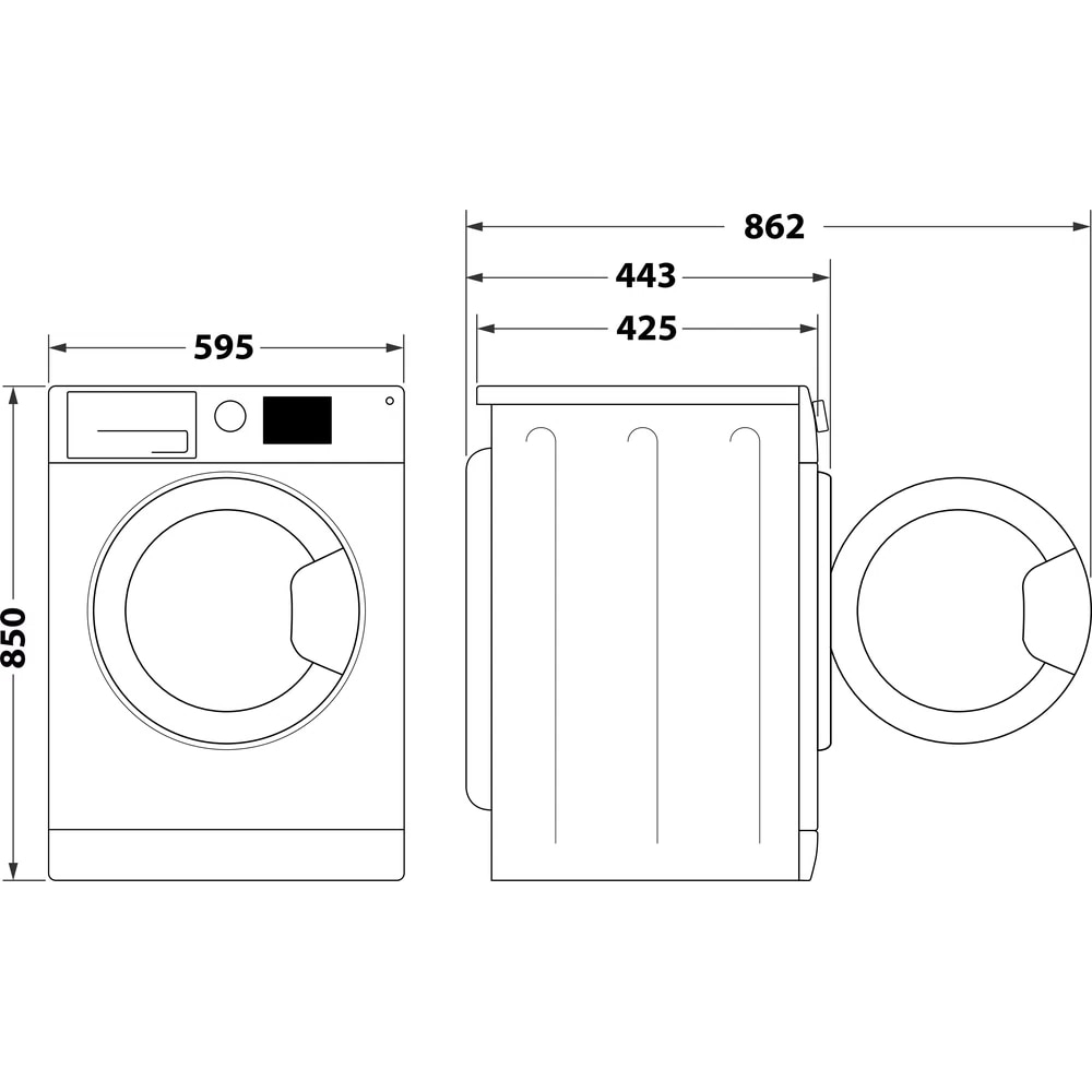 Masina de spalat Slim rufe Indesit MTWSE 61294 WK EE, 6 kg, Clasa C, 1200 RPM, Alb