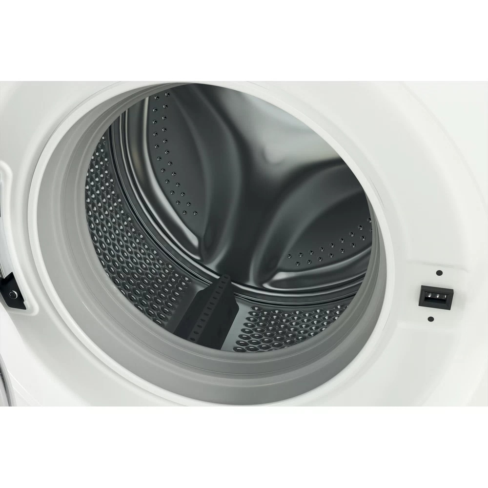 Masina de spalat Slim rufe Indesit MTWSE 61294 WK EE, 6 kg, Clasa C, 1200 RPM, Alb