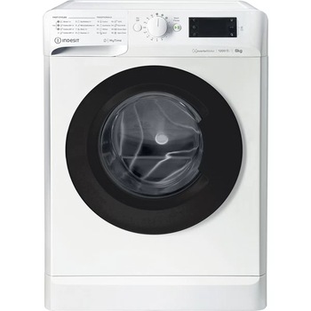 Masina de spalat Slim rufe Indesit MTWSE 61294 WK EE, 6 kg, Clasa C, 1200 RPM, Alb