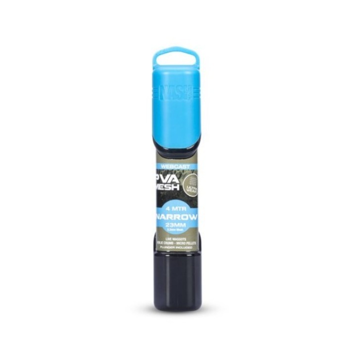 Комплект разтворима мрежа Nash Webcast Ultra Weave Pva тясна 23mm X 4m - T8664