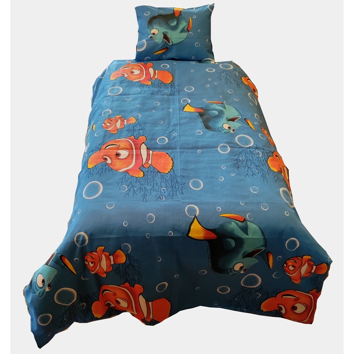 Set pilota si perna copii, model Nemo, 100x150 cm