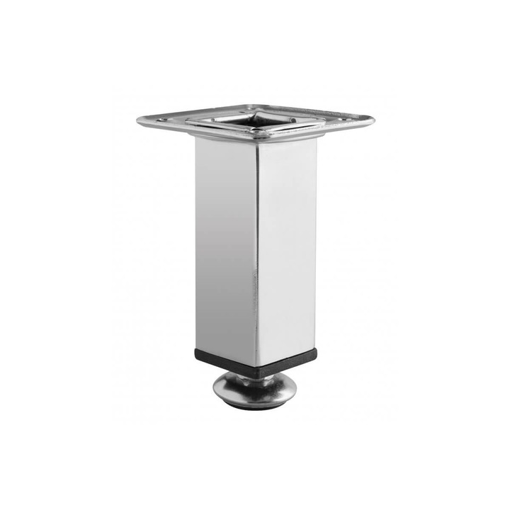 Állítható bútorláb SQA-100 H100 mm, fémes, krómozott