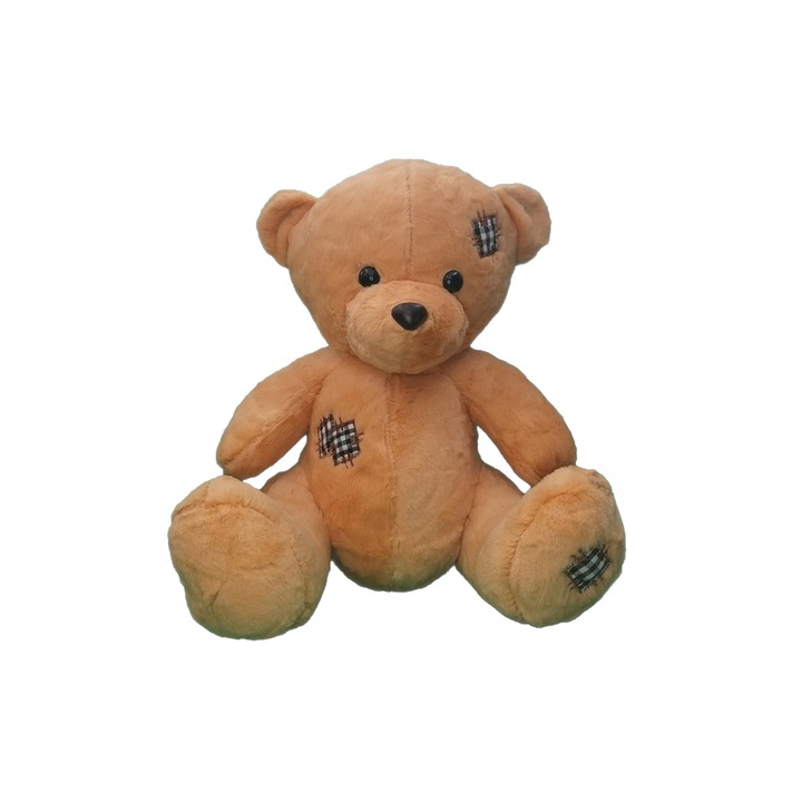 Urs de plus maro deschis 33cm