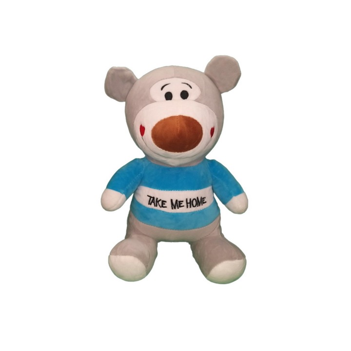 Urs de plus gri 30cm