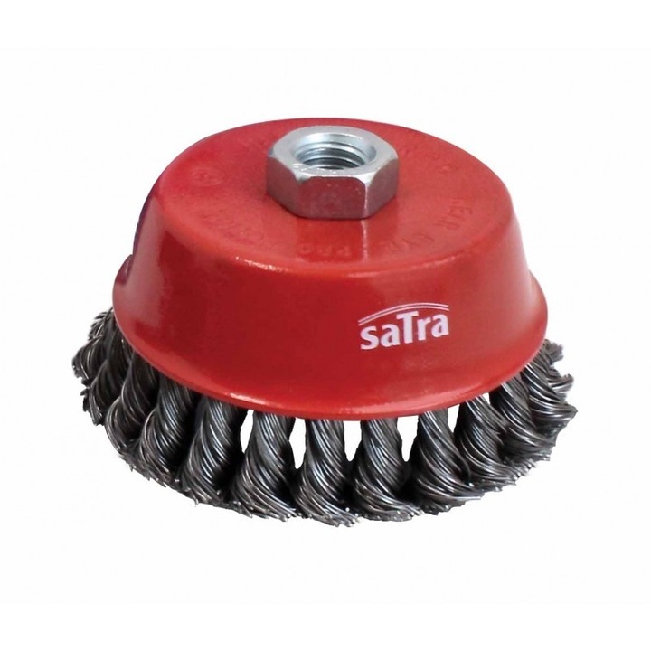 Perie tip cupa cu fir rasucit, 100 mm