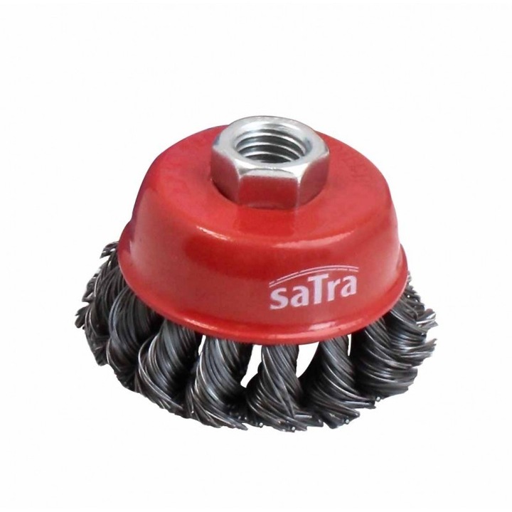 Perie tip cupa cu fir rasucit, 65 mm