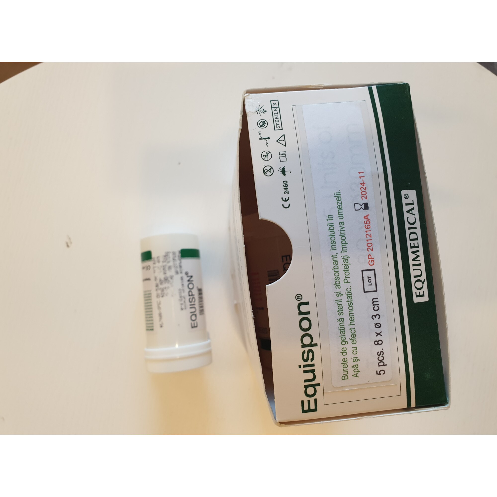 Burete Gelatin Hemostatic, Tampon 80 x 30 mm, 5 bucati eMAG.ro