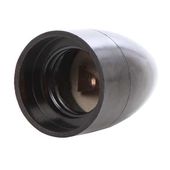 Dulie E27 Ceramica Neagra EBONITA