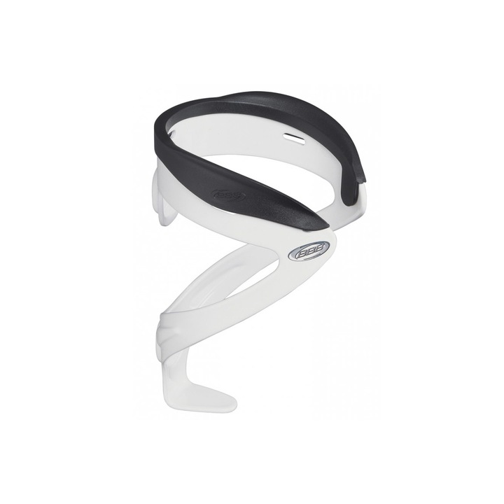 Suport bidon, BBB BBC-11 AeroCage, alb lucios