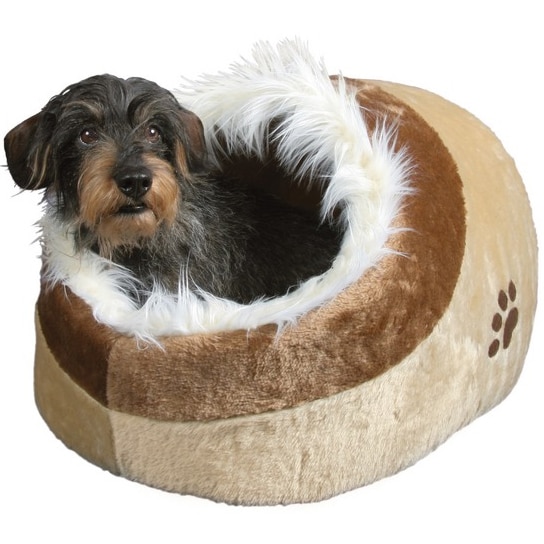 Cos Trixie Minou cu blanita 36282, 41x30x50 cm, Bej/Maro