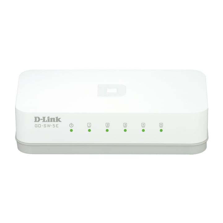 D-Link GO-SW-5E Switch, 5 portos 10/100 Mbps