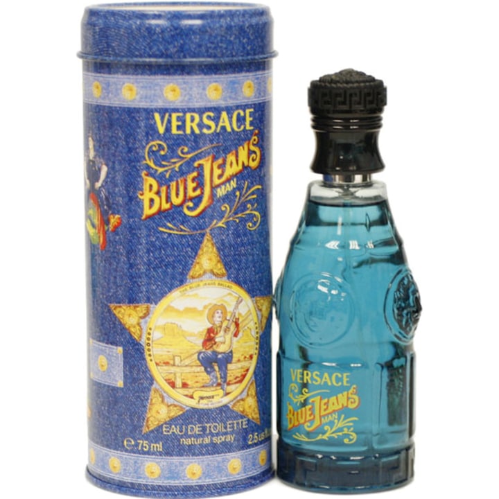 Versace Blue Jeans parfüm, Férfi, EDT, 75ml