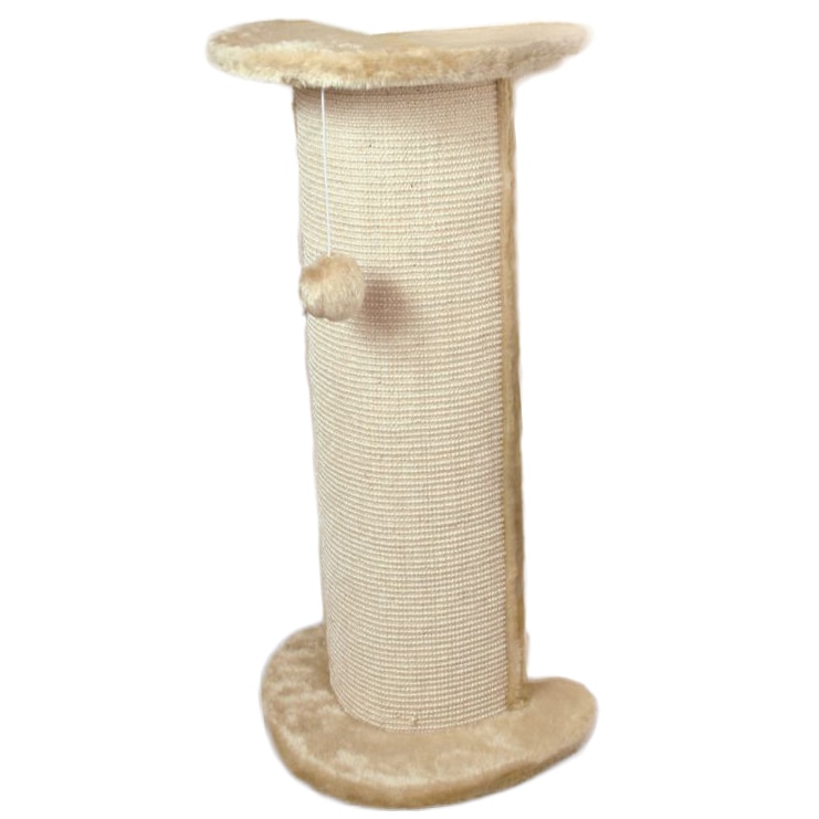 Dispozitiv de joaca pentru pisici Trixie Sisal Colt Lorca 4350, 37x27x75 cm, Bej