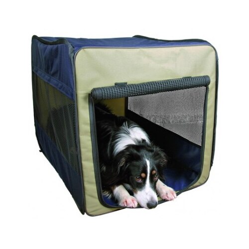 TRIXIE 39691 Twister Pet Carrier Collapsible Grey S 50 cm