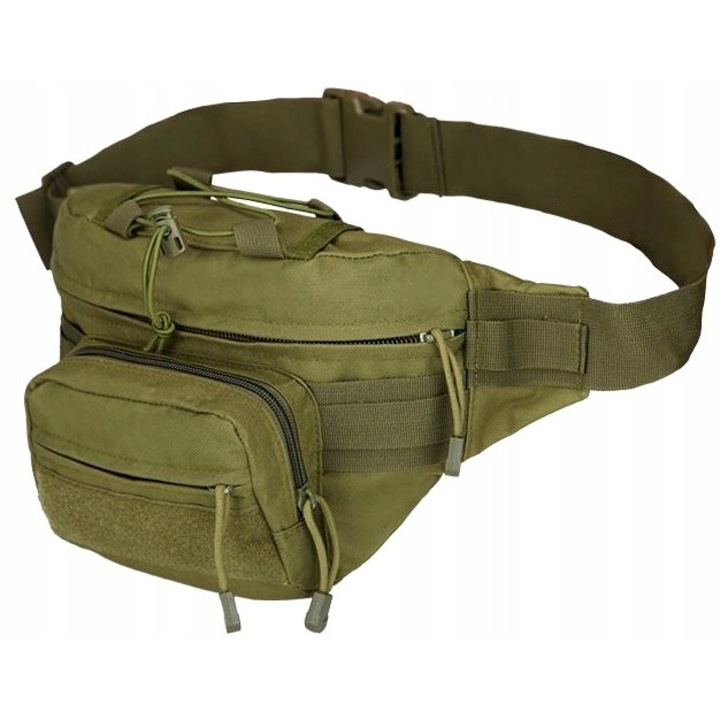 Sporttáska, Edibazzar, Katonai stílusú, Textil, Khaki