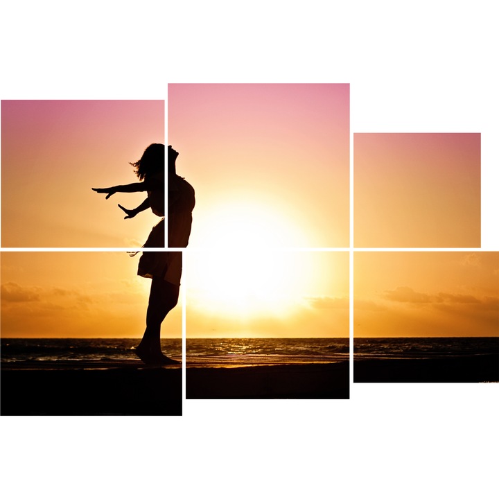 Tablou PVC 5mm, Flying Woman, 120 X 180 cm