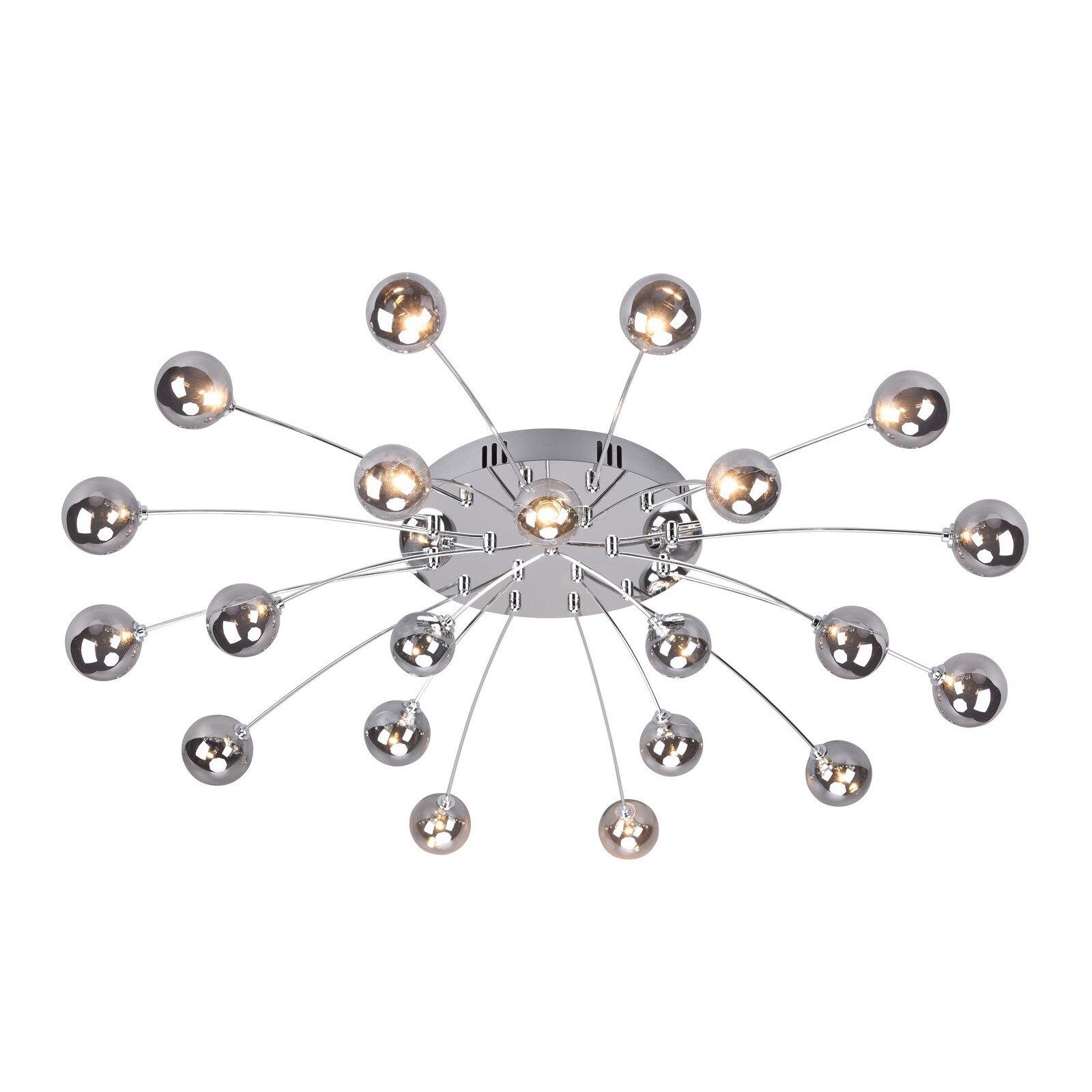 Plafoniera de iluminat Bullet, Trio, Metal, Lumina LED, Argintiu eMAG.ro