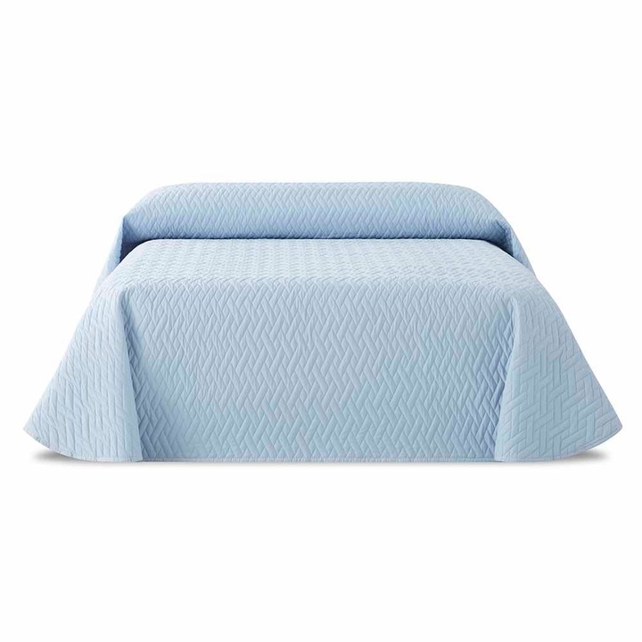 Капитонирано водоустойчиво одеяло Sofazip Teflon®, Синьо, 200 x 270 cm