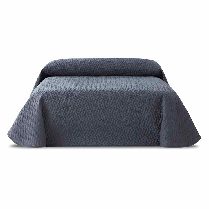 Капитонирано водоустойчиво одеяло Sofazip Teflon® Dark Grey Детски матрак 70 x 140 см